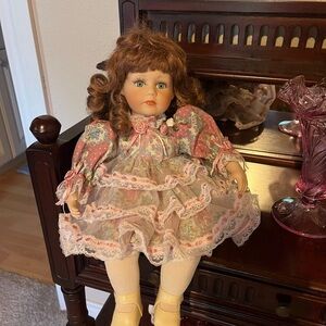 The Emerald Collection Doll with Victorian Dress Original Outfit